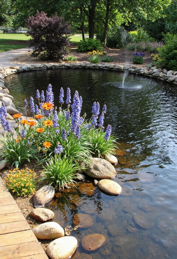 water loving pond perennials