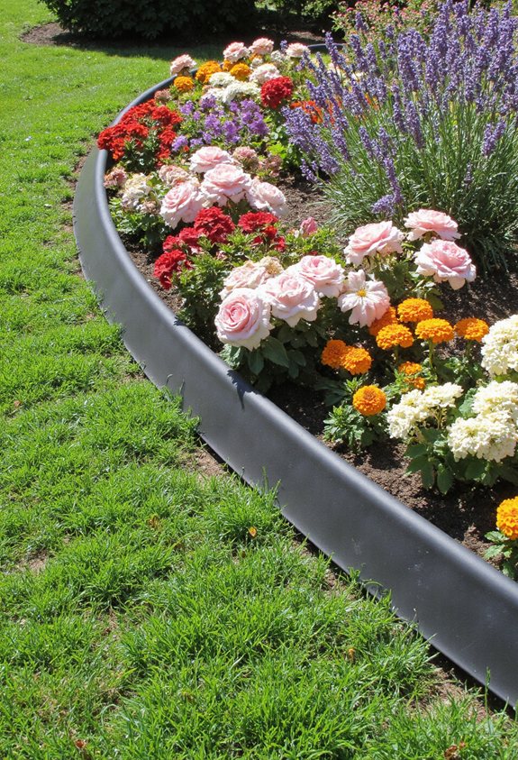 weather resistant snap fit edging
