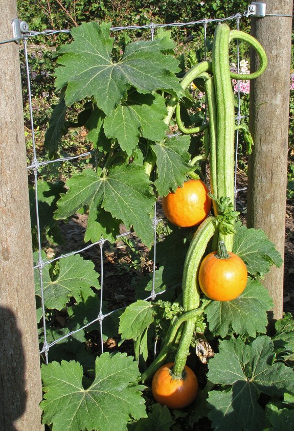 wire mesh squash trellis