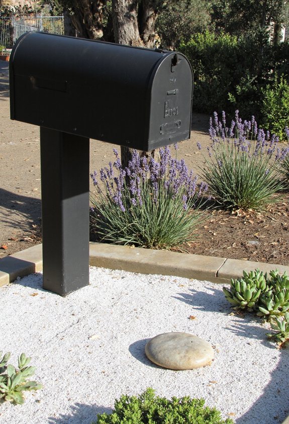 zen garden mailbox accessory