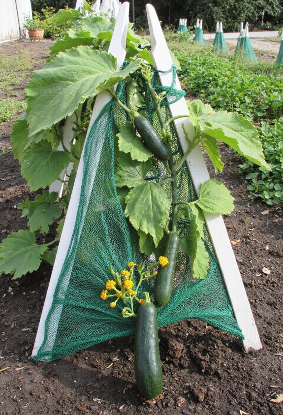 zigzag stake netting installation