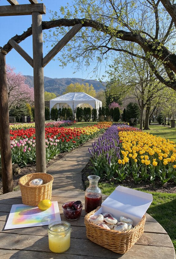 backyard tulip celebration
