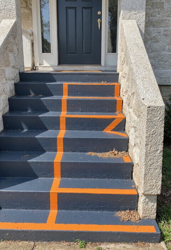 bold stained concrete designs