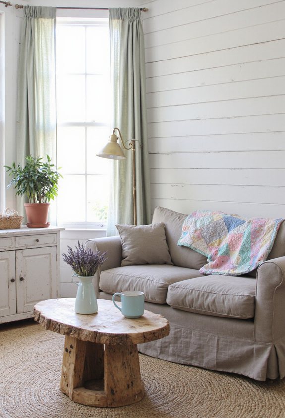 calm muted interior palette
