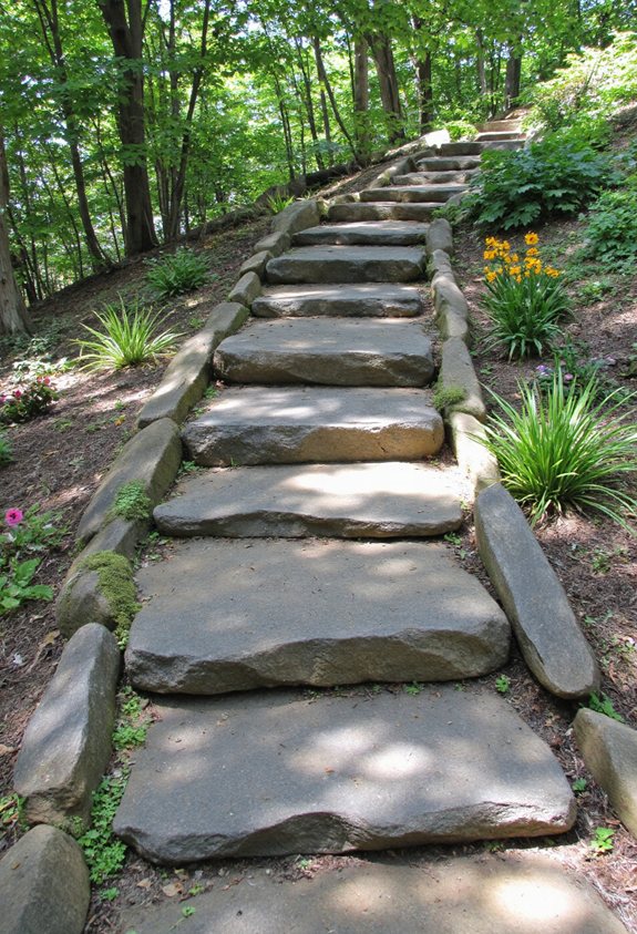 cascading rock garden design