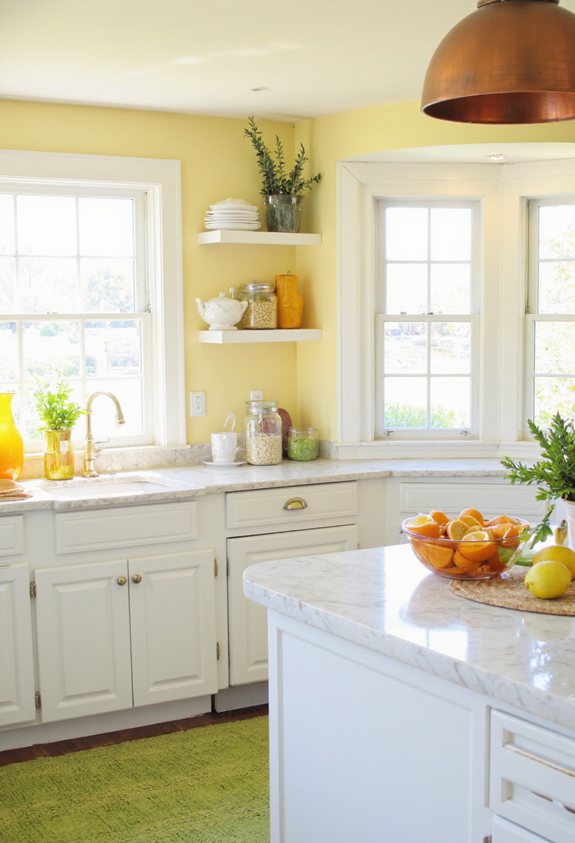 citrus bright kitchen makeover
