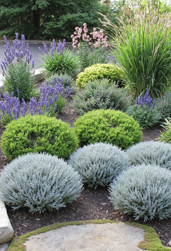 compact slow growing varieties