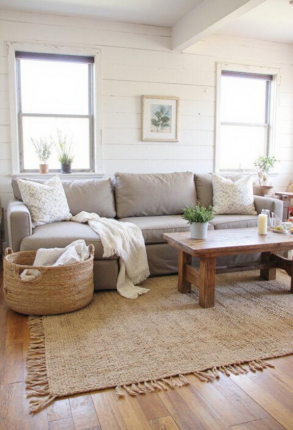 cozy hand woven anchor rug