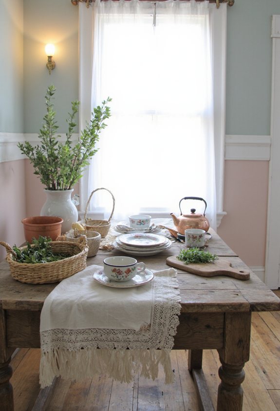 distressed wood kitchen nostalgia