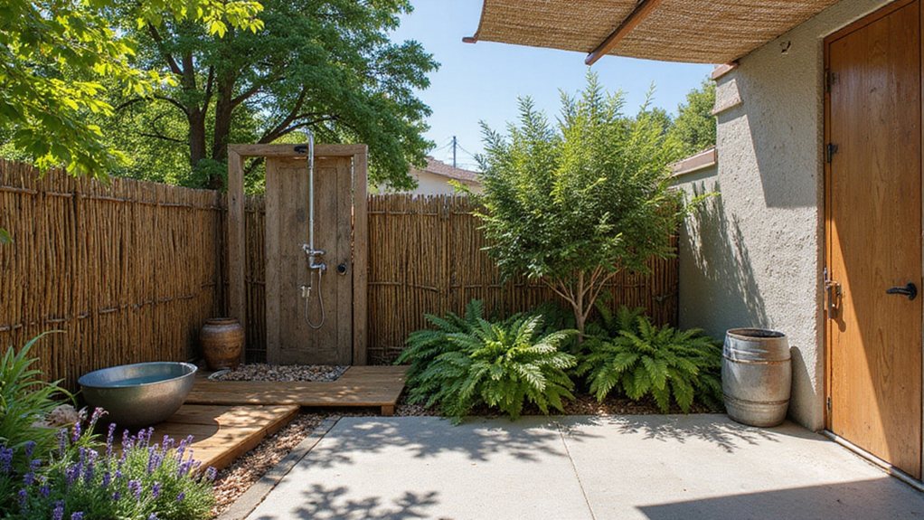19 Simple DIY Outdoor Shower Ideas for Your Garden or Pool Area