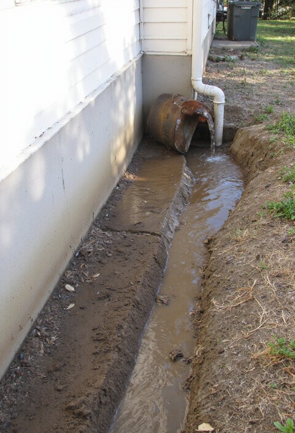 early drainage warning signs