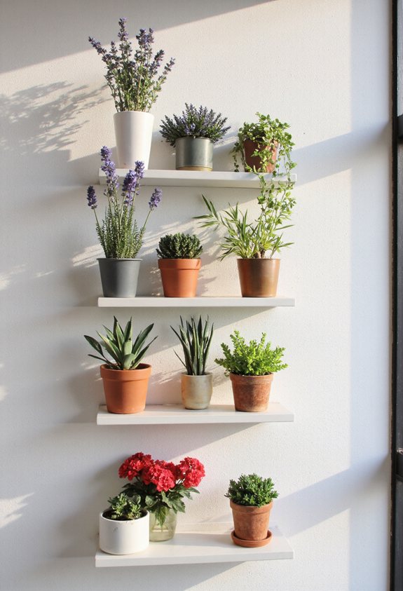 floating shelf garden solution