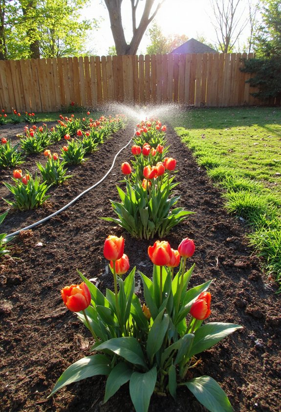 gentle morning watering routine