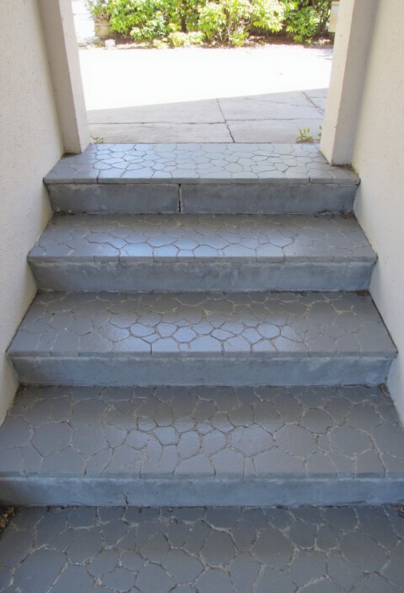 geometric tile step upgrades