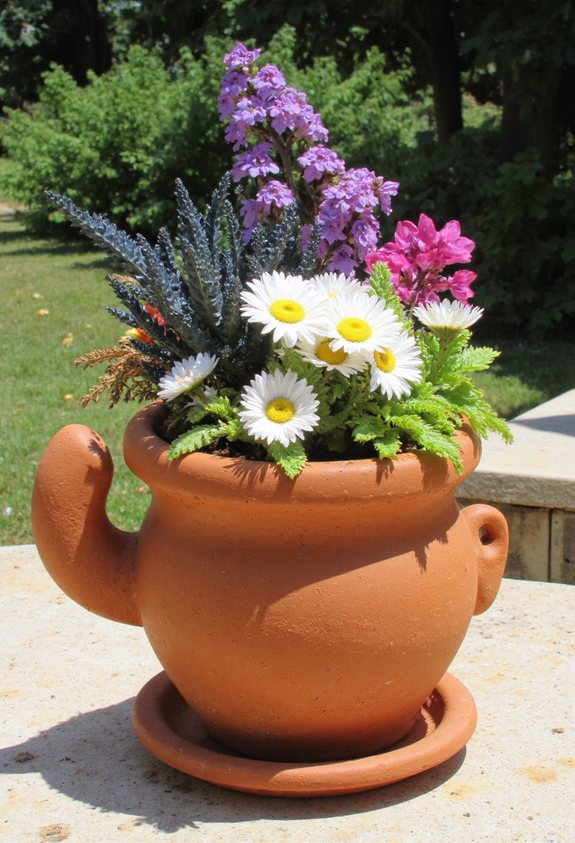 gritty cactus terracotta pots
