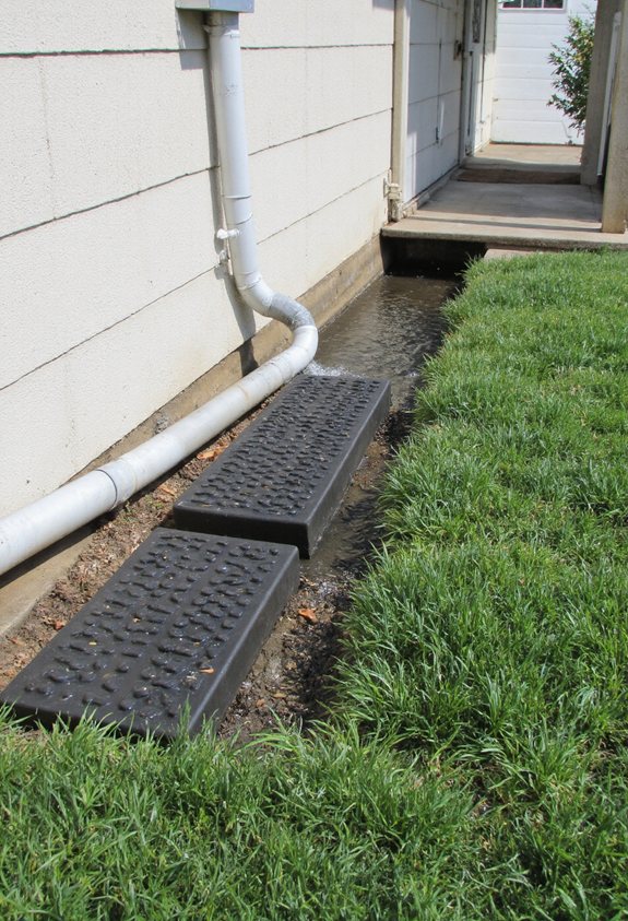guide water away from foundation