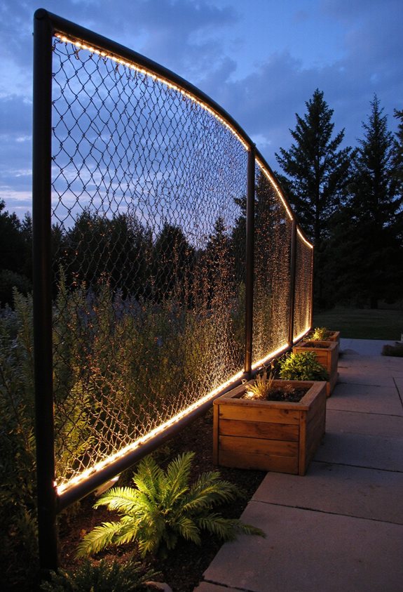 led lit hog wire
