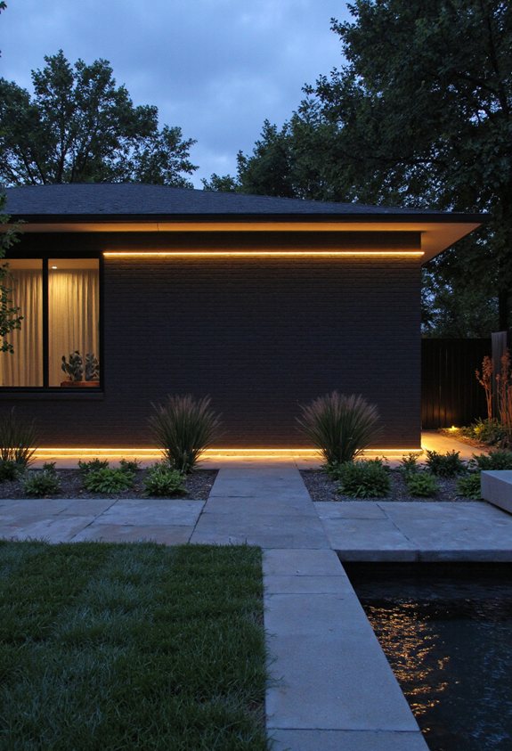 low profile led foundation lighting