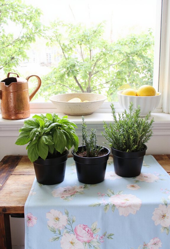mini herb garden