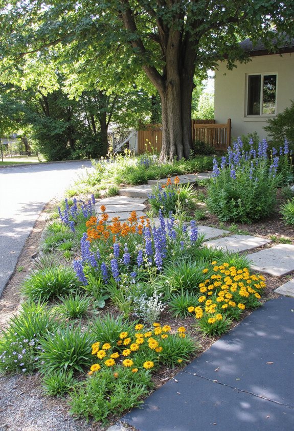 native wildflower porch palette