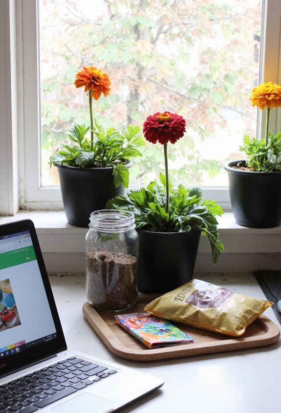 online zinnia seed treasure hunt
