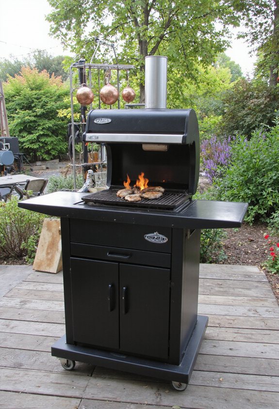 portable grill wheels