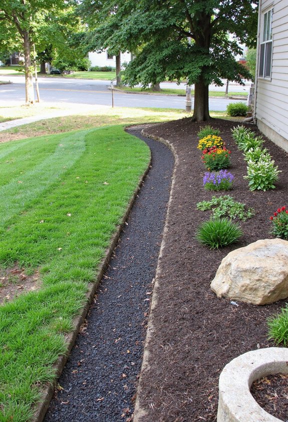 protect garden during drainage