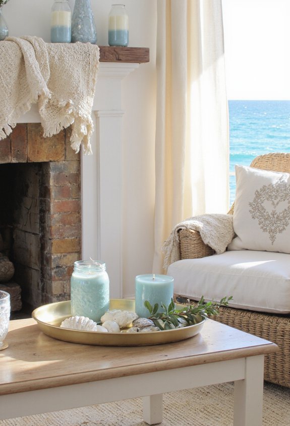 sea salt beach candle