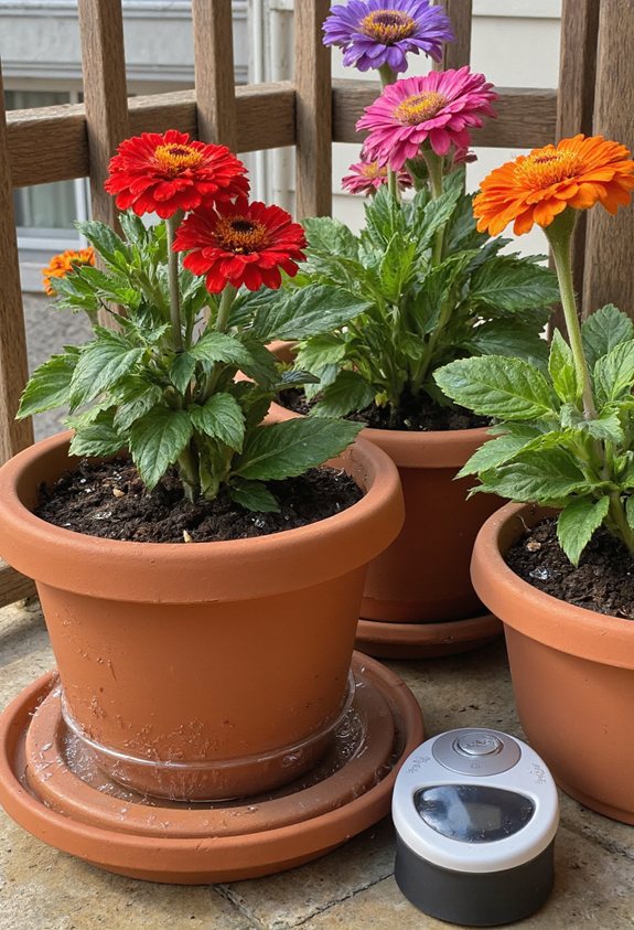 self watering wicking mat system