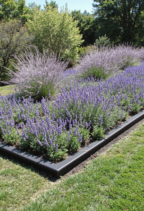 single color garden aesthetic