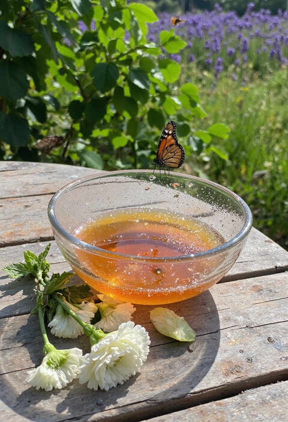 sugar boosted butterfly nectar