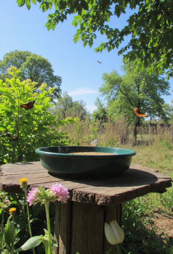 sunny sheltered butterfly puddler