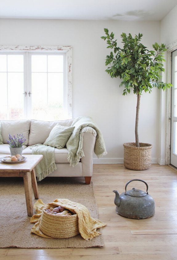 tidy open living spaces