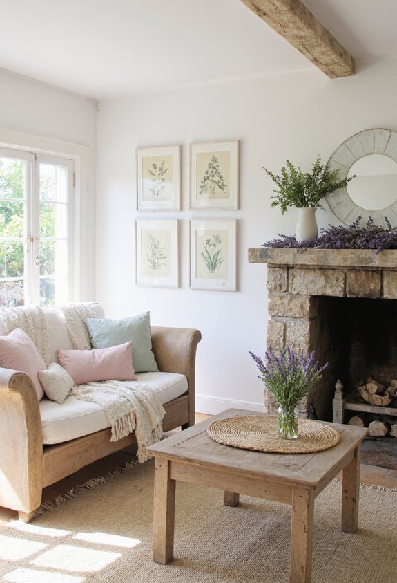 vintage botanical garden decor