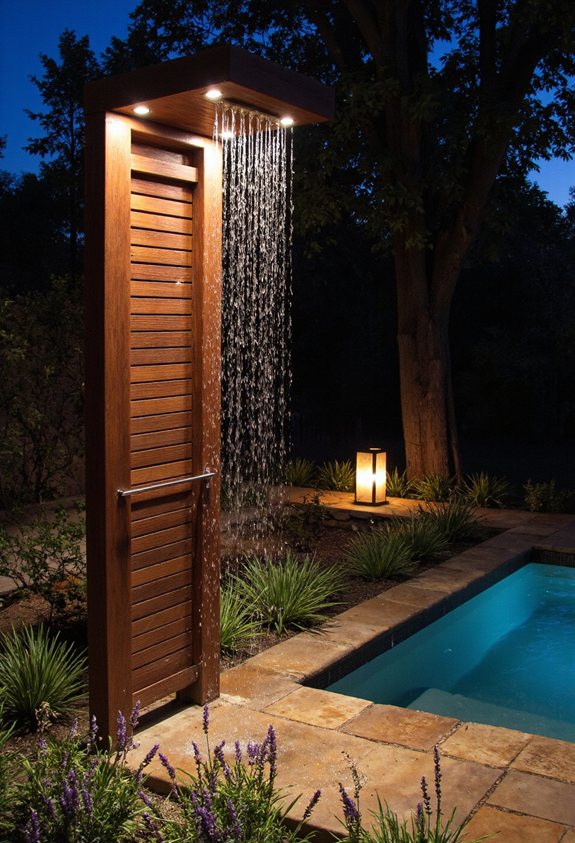 waterproof led shower lighting