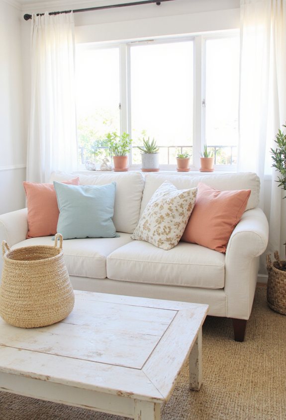 woven seagrass basket storage