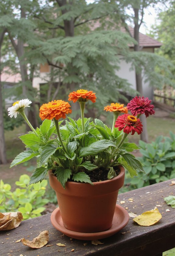 yellow leaves leggy blooming