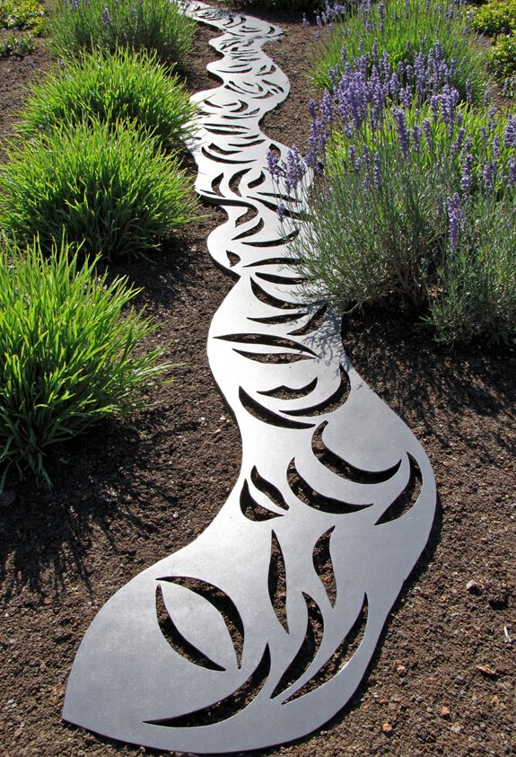 artistic metal garden sculpture