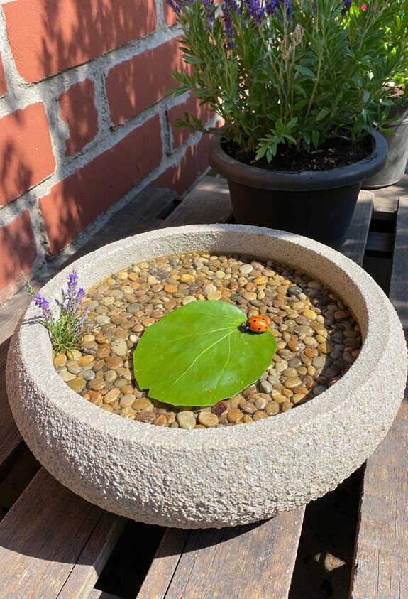balcony citrus scented water oasis