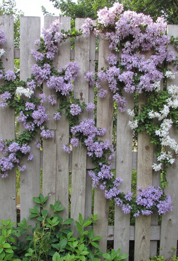 blooming pallet garden wall