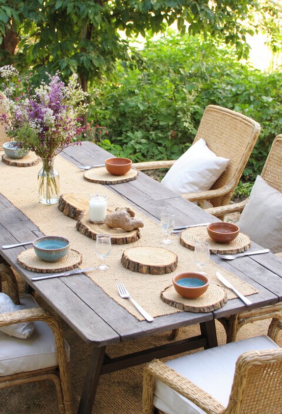 boho rustic table d cor