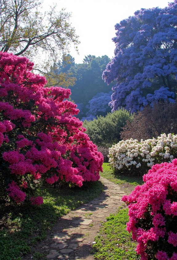 bold monochrome garden pairing