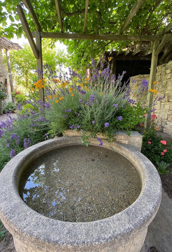 canopy over bee bath