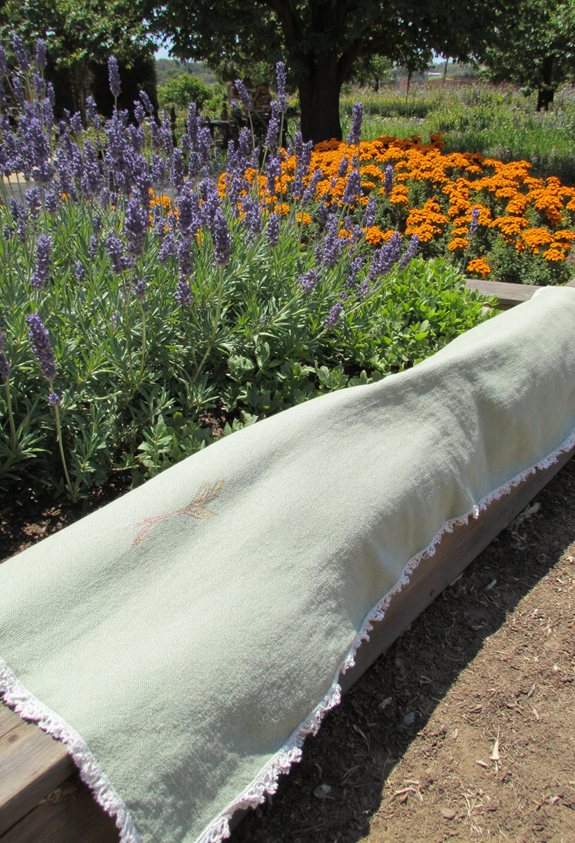 cozy weather resistant garden border