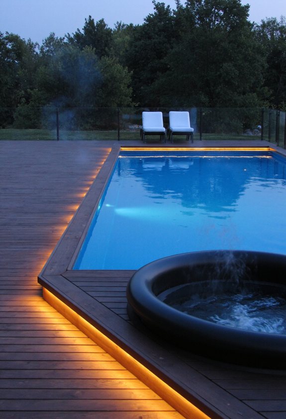 deckside hot tub retreat