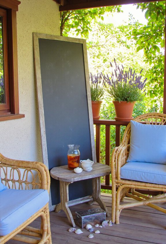 diy chalkboard porch sign