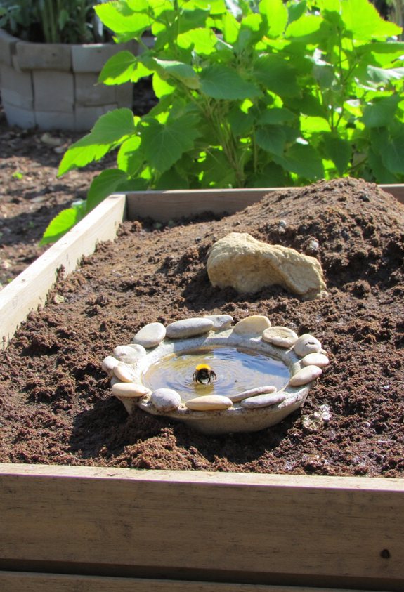 drip tray prevents soggy soil