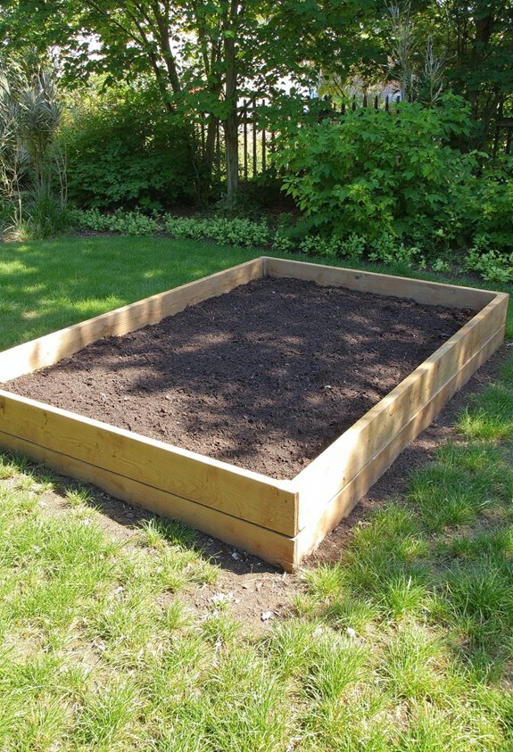 eco friendly pallet garden frame