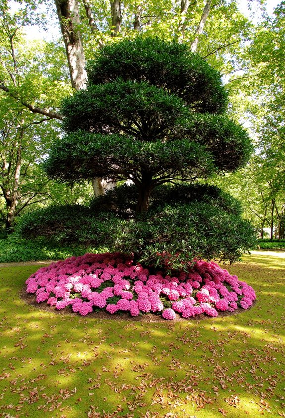 evergreen hydrangeas provide year round greenery