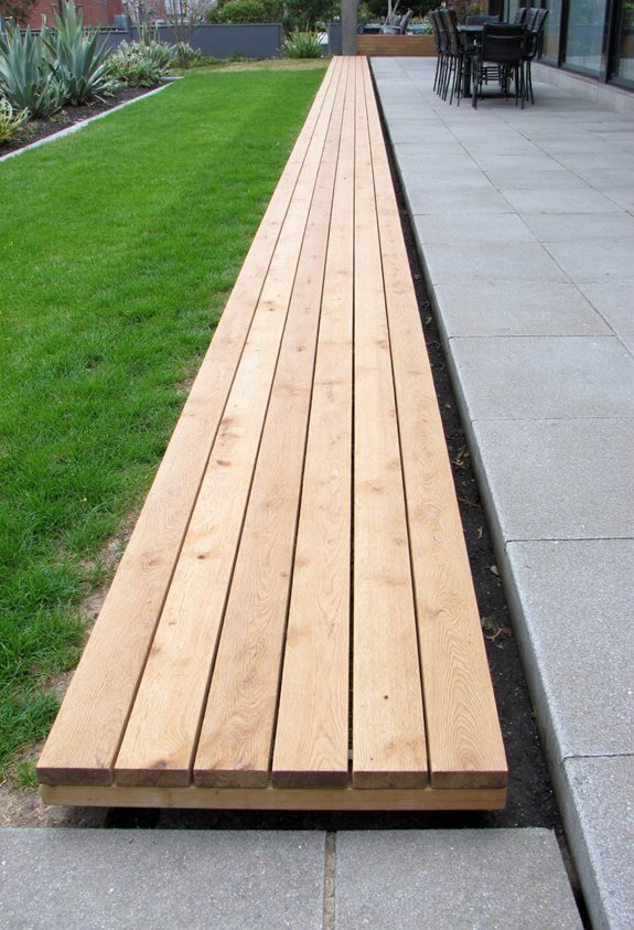 floating timber edge